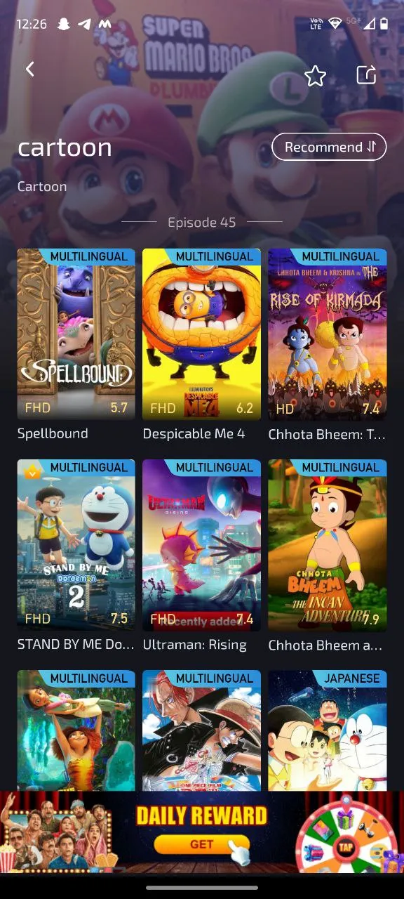 Cartoon Movies