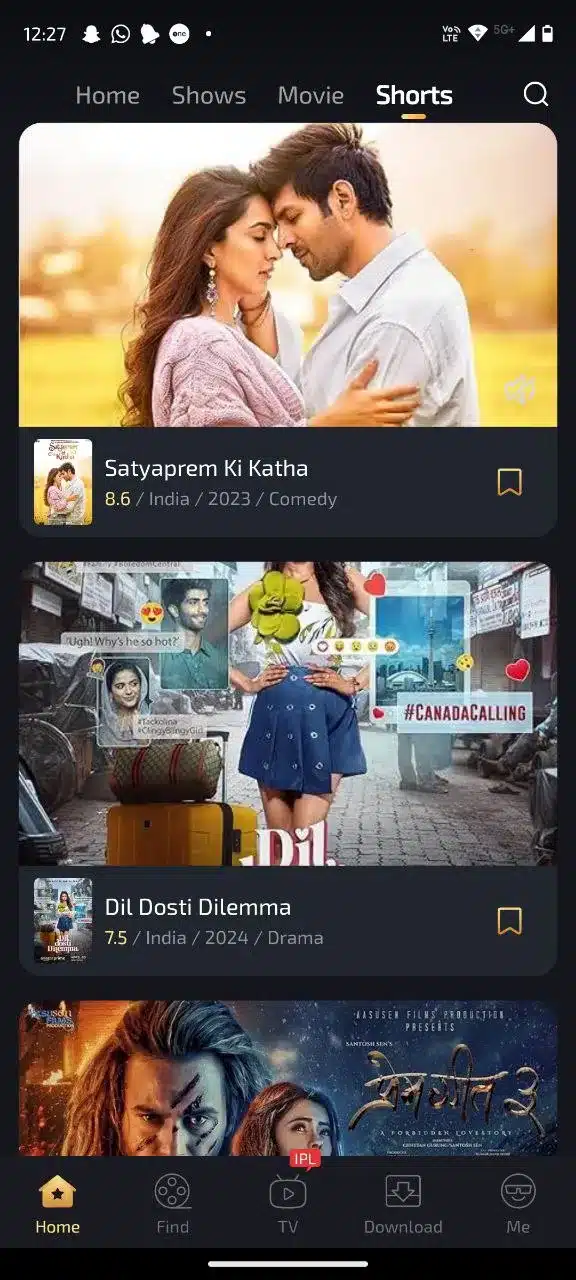 Castle App Shorts
